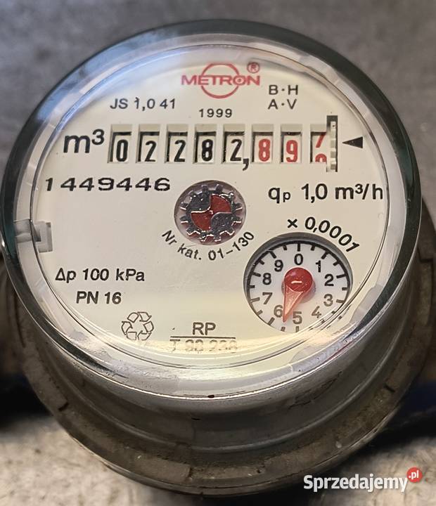 Wodomierz do wody zimnej używany śląskie Bielsko-Biała