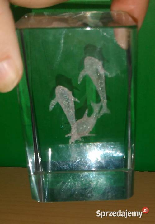 Kryształowa kostka z lat PRL Warszawa