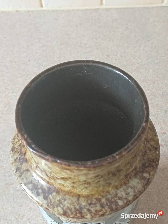vintage wazon Strehla Porcelana i szkło małopolskie Nowy Targ