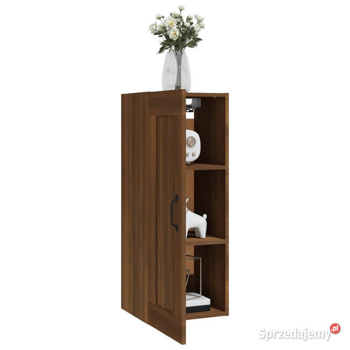 Szafka wisząca brązowy dąb 35x34x90 WM817455 Warszawa sprzedam