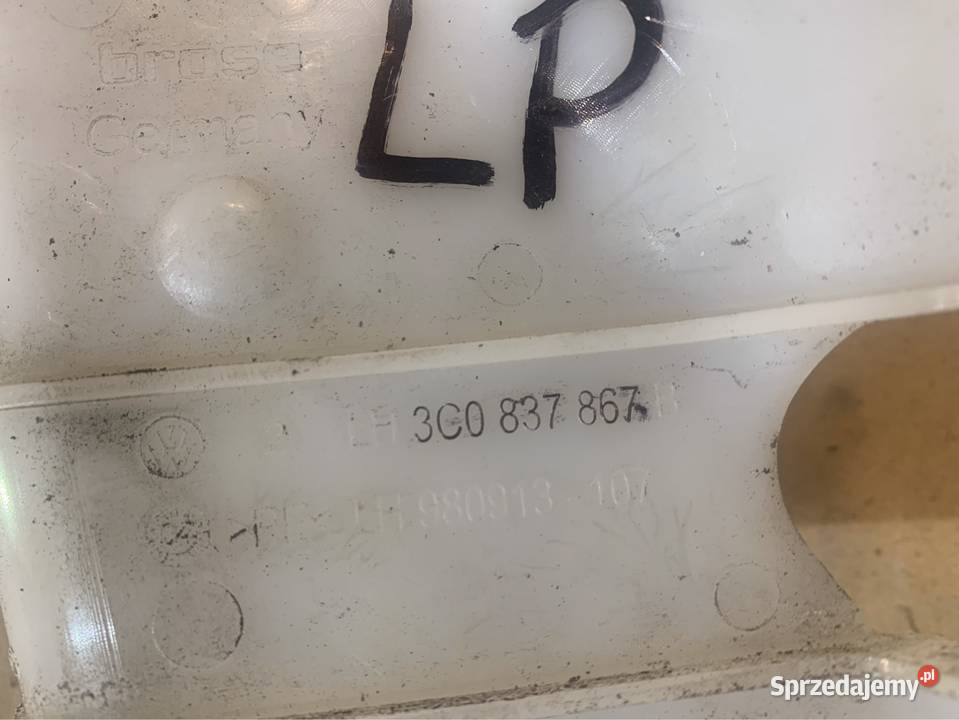 Osłona mocowanie zamka lewa tył 3C0837867 vw klamki zachodniopomorskie Szczecin sprzedam