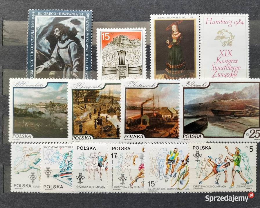 ZNACZKI POLSKIE 1984 II kwartał bez bloku 124
