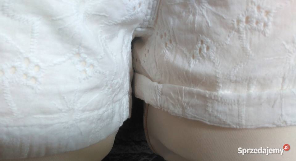 SPODENKI białe HAFT r 3638 damskie Bawełna NOWE Białystok sprzedam