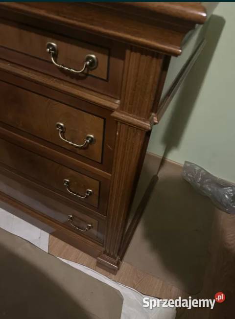 Komoda drewniana w stylu gabinetowym klasyczna Żywiec