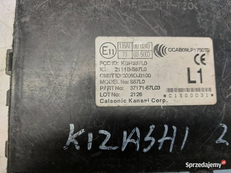 SUZUKI Kizashi Moduł sterownik komfortu osobowe