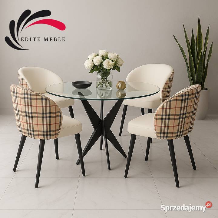 Krzesło Tapicerowane Premium KL8 Burberry Edite Warszawa