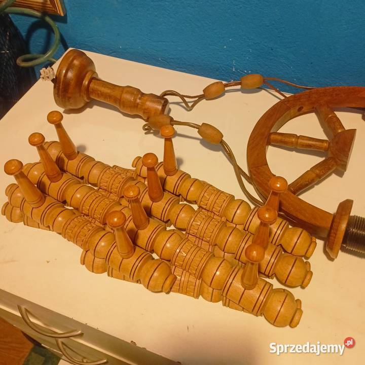 LAMPA WISZĄCA DREWNIANA do altany na taras do Ropczyce