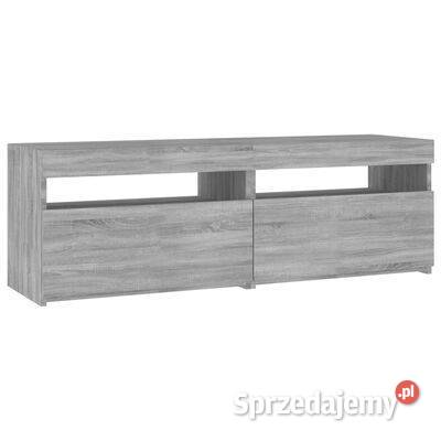vidaXL Szafka pod TV z LED szary dąb sonoma Warszawa