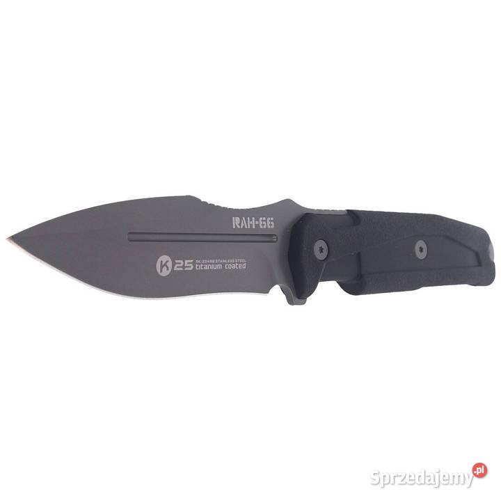 Nóż K25 RAH66 Black Rubber Titanium Coated 32499 Akcesoria, narzędzia i noże Warszawa