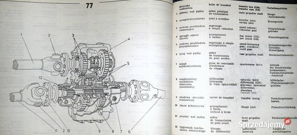 Ilustrowany słownik samochodowy 6języczny Cz Pozostałe Chełm