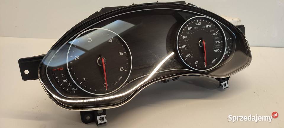 AUDI A7 4G LICZNIK ZEGARY MPH ANGLIK RHD