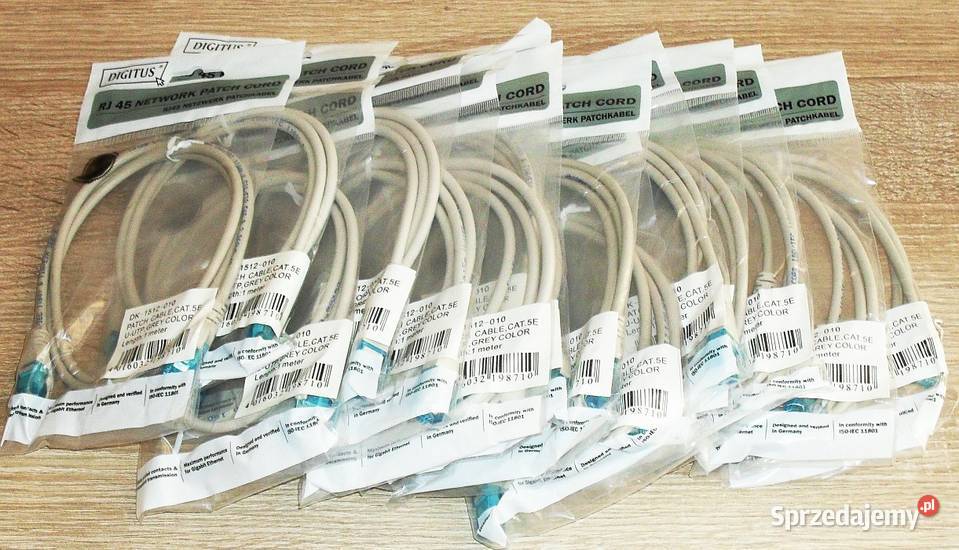 Kabel sieciowy RJ45 LAN ETHERNET CAT5E UUTP Gliwice