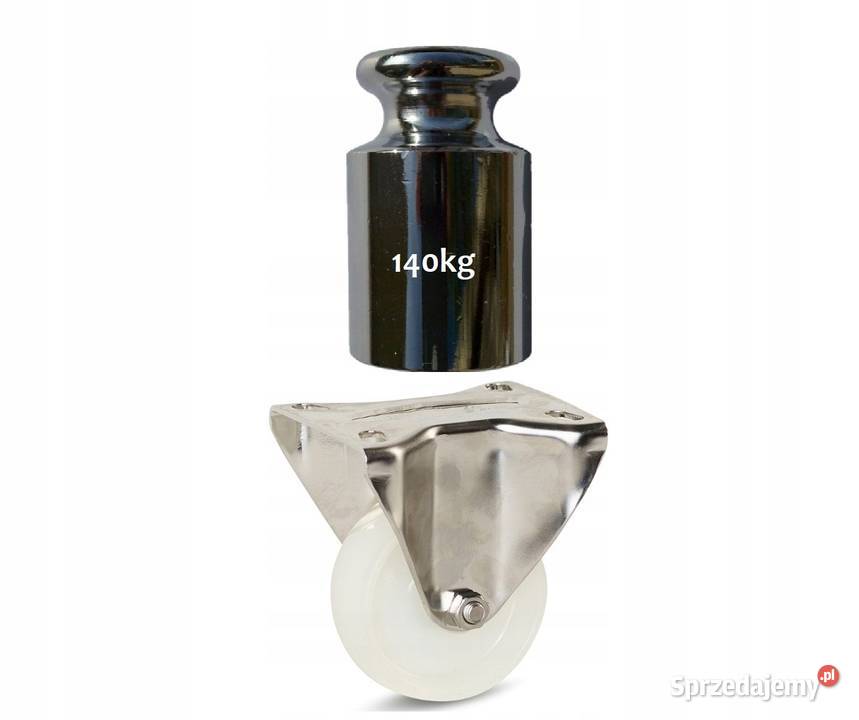 Koło Stałe ze stali nierdzewnej 80mm 140 Nylon Kozienice