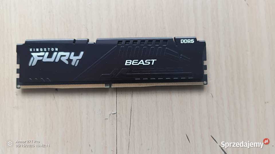 Kingston Fury 16gb ddr5 5200MGz śląskie Bytom