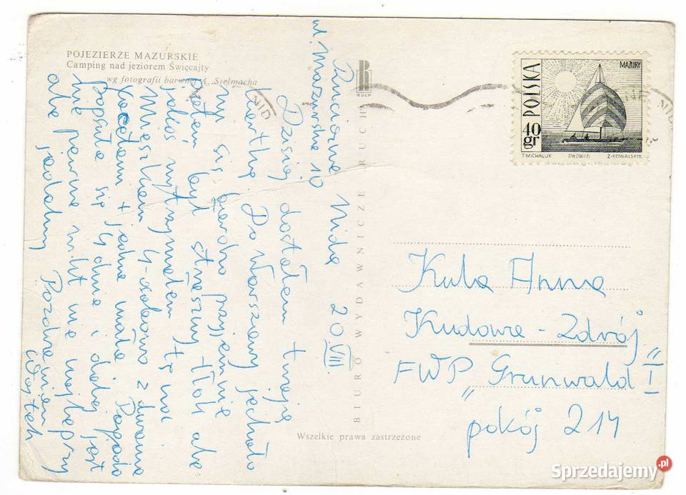 POJEZIERZE MAZURSKIE CAMPING JEZIORO ŚWIĘCAJTY