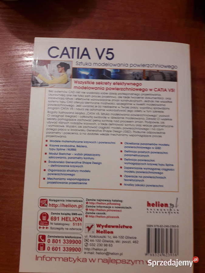 Catia Sztuka modelowania powierzchniowego sprzedam