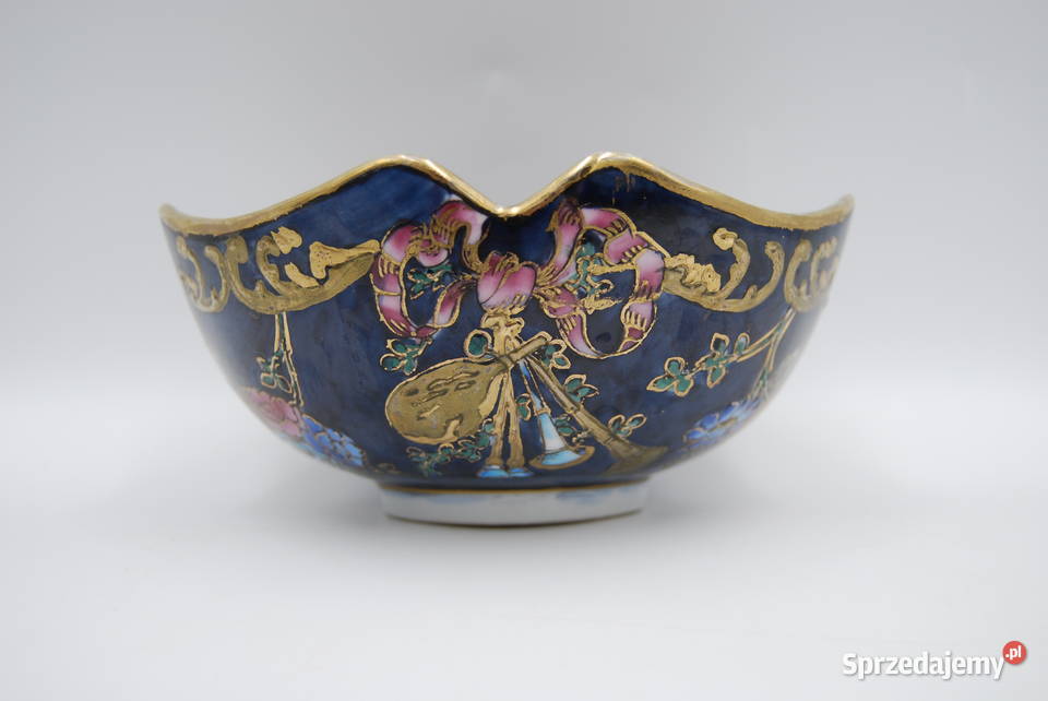 Stara ręcznie malowana azjatycka porcelanowa Poznań