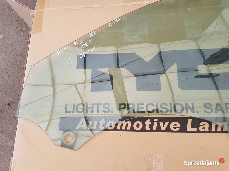 AUDI A3 8P 2003 2006 SZYBA DRZWI LEWA PRZOD Karoseria wielkopolskie Turek