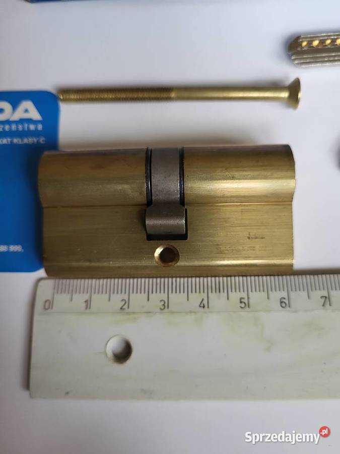 Wkładka do drzwi zamka GERDA WKM3 3030 mosiądz 5 Ożarów Mazowiecki