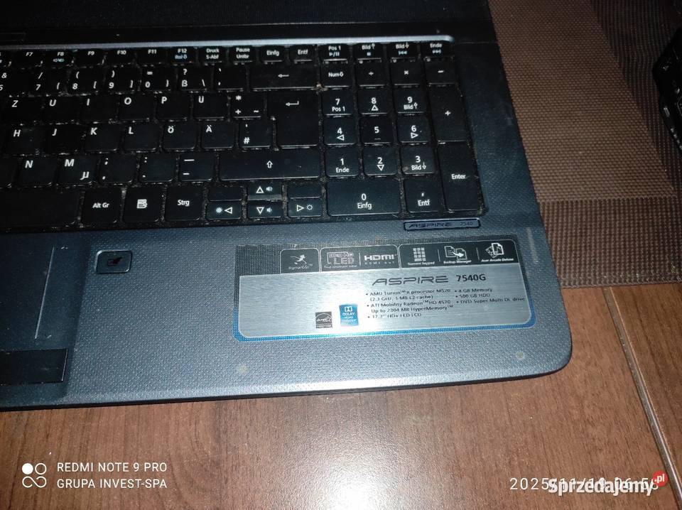 Acer dell HP laptopy Acer Legnica sprzedam