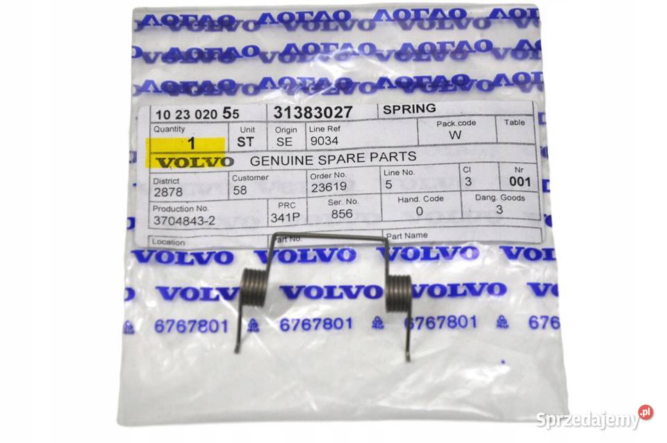 VOLVO XC60 S90 V90 XC90 sprezyna spryskiw lampy Bielany Wrocławskie