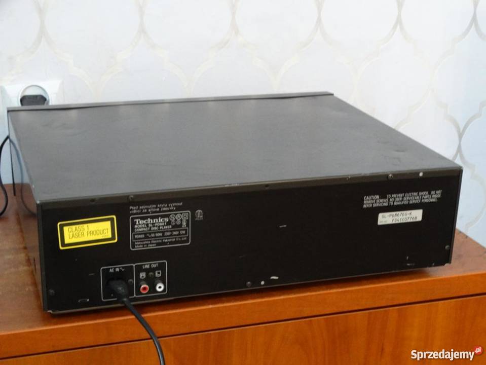 Zmieniarka CD Technics SLPD867 WYSYŁKA Odtwarzacze CD i MD Jasło