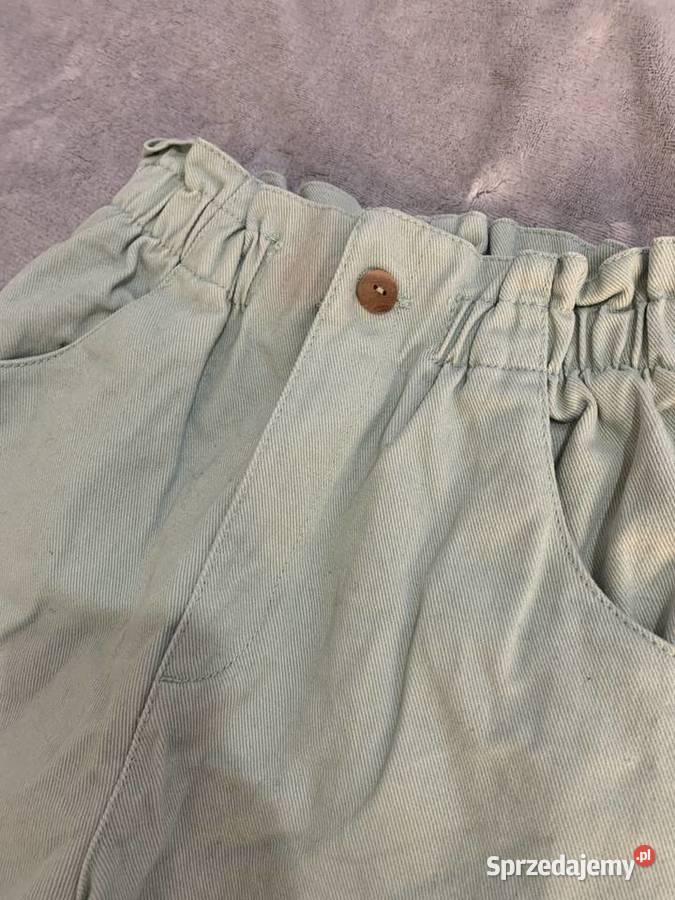 Spodnie mam jeans miętowe NOWE Jasło