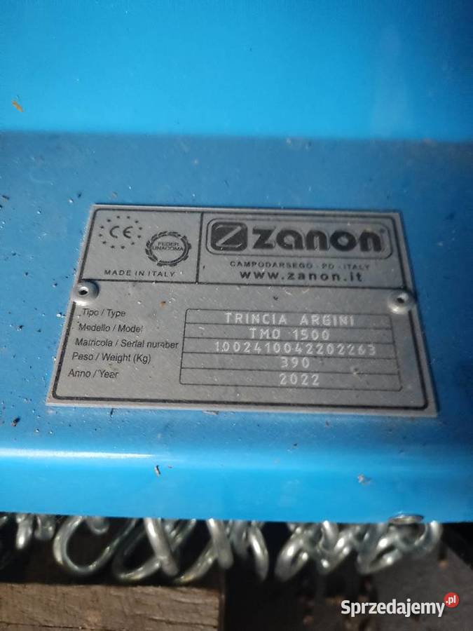 Kosiarka Zanon tylno boczna