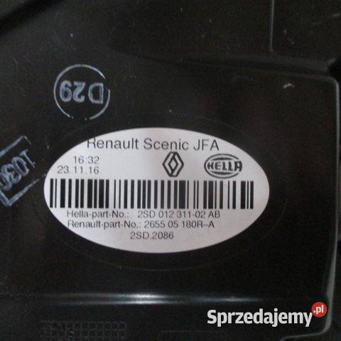 LAMPA TYŁ PL RENAULT SCENIC IV EUROPA 20162018 Rakoniewice