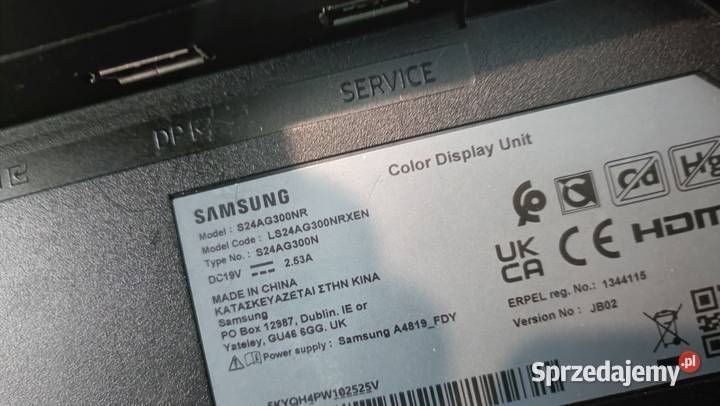 SAMSUNG Monitor S24AG300 wielkopolskie Poznań