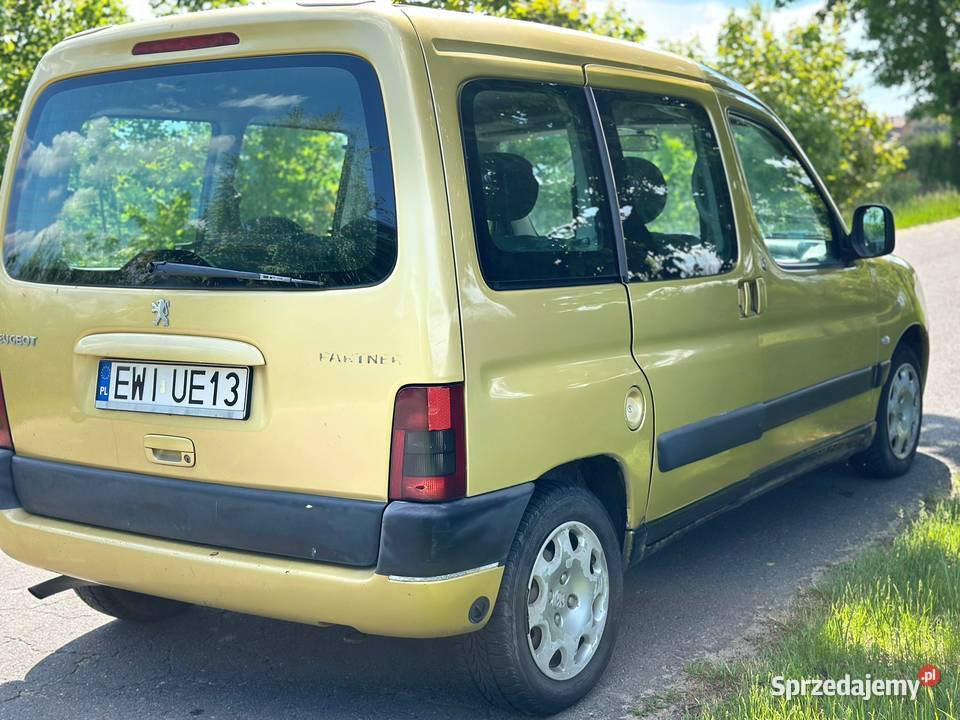 Peugeot Partner I 14 LPG sprawny faktura Wieluń