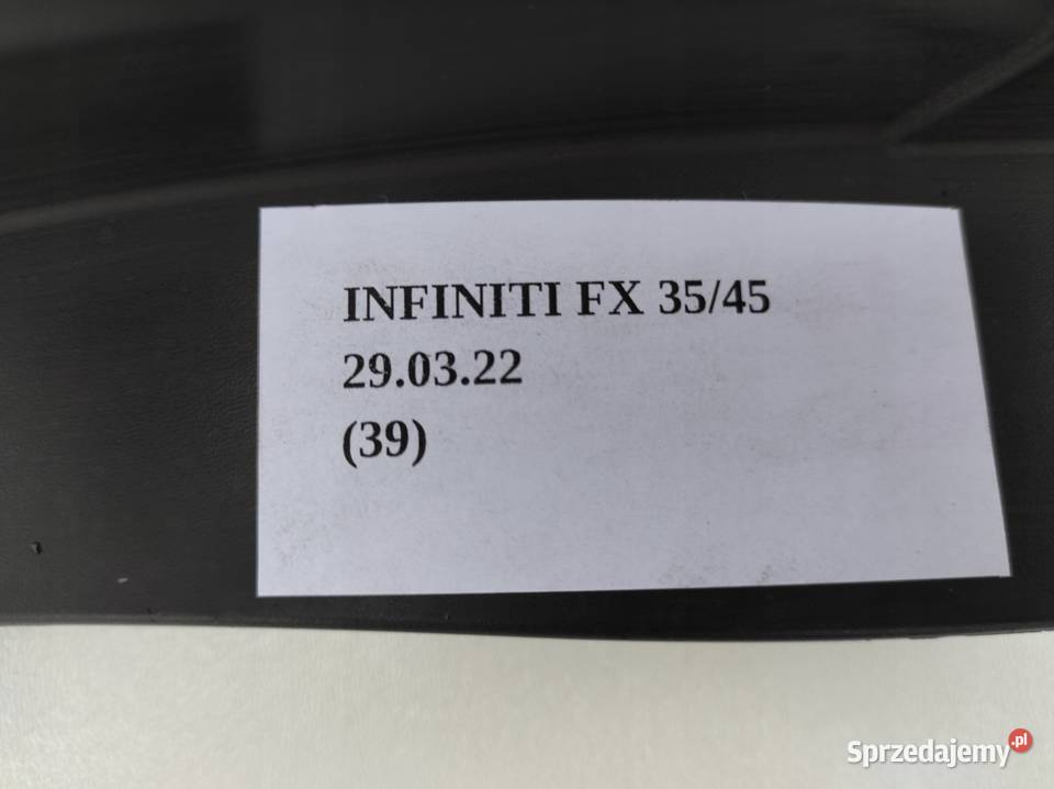OSŁONA ZAŚLEPKA TYŁ PRAWA INFINITI FX35 FX45