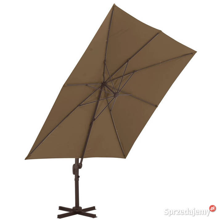 Parasol wiszący z aluminiowym słupkiem 300x300 Warszawa