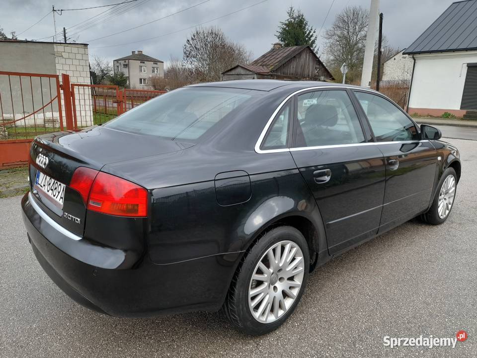 Audi A4 b7 S line Sedan20 tdi 140 koni6 skrzynia manualna lubelskie Siedliszcze-Osada