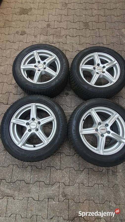 Felgi aluminiowe 16 dezent z oponami zimowymi mazowieckie Ostrołęka sprzedam
