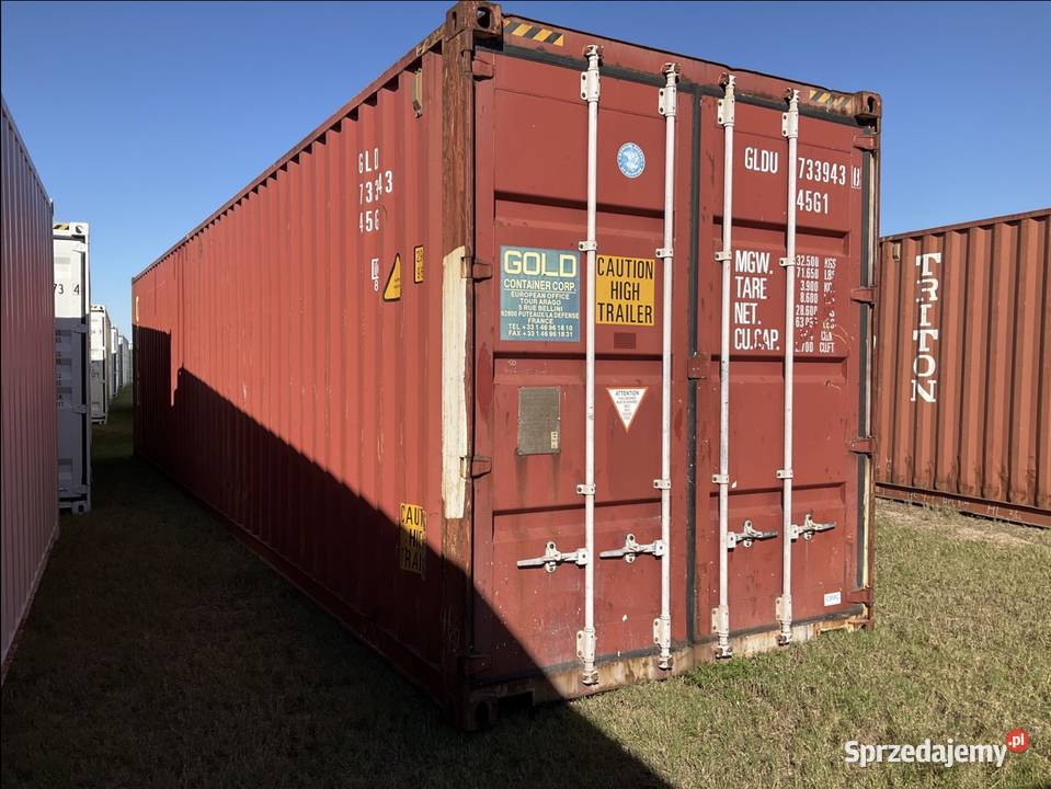 Kontener morski magazynowy 40HC 12 metrowy Ostrów Wielkopolski