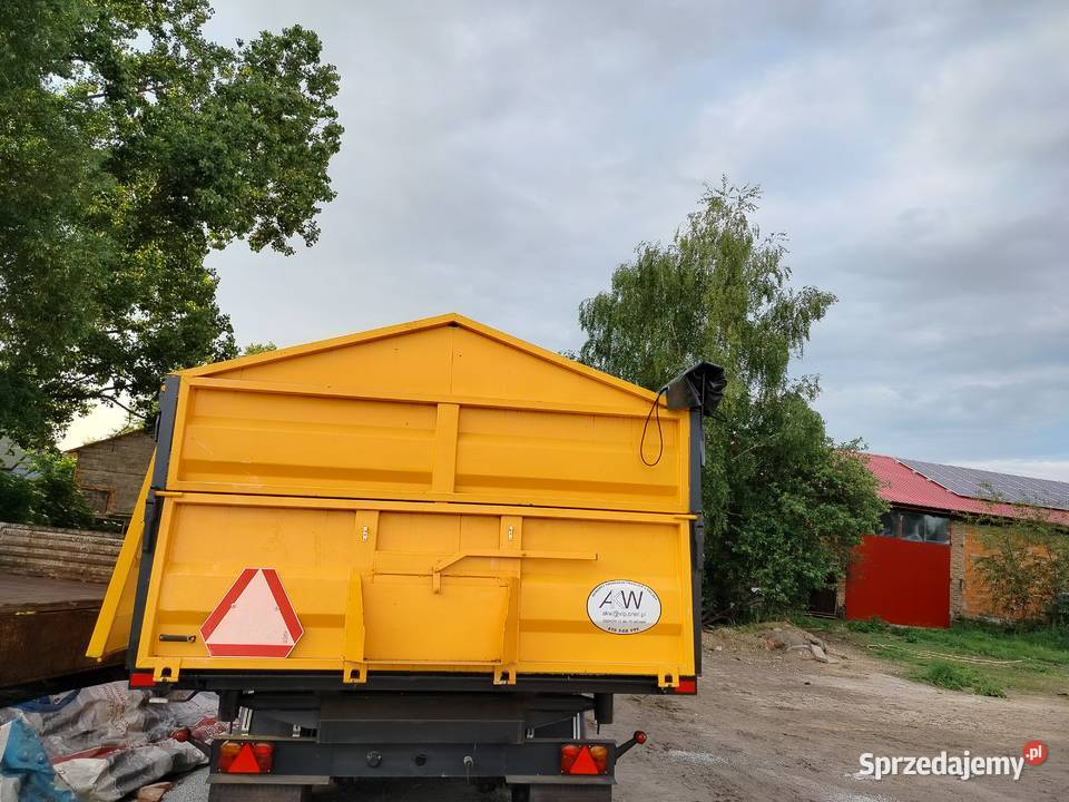Przyczepa tandem 12ton bezcrejestracji Rolnictwo Stanisławów sprzedam