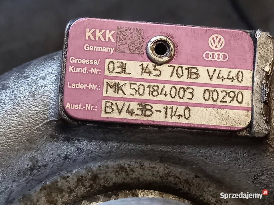 AUDI VW SKODA 20 TDI CBA CAY CFF CAG CBAB