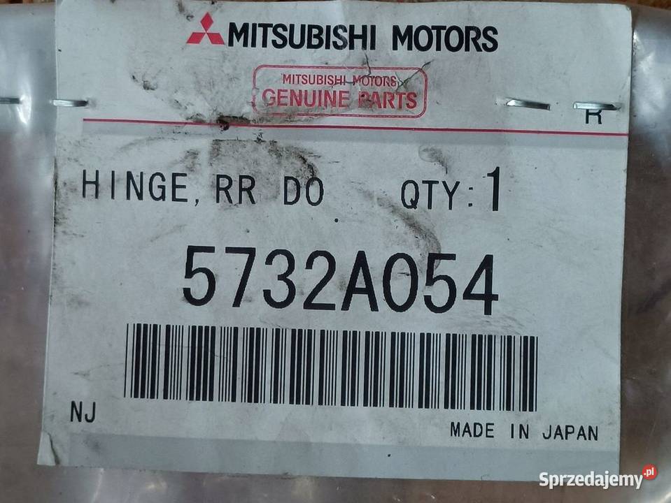 MITSUBISHI OUTLANDER LANCER 07 ZAWIAS DRZWI Pleszew
