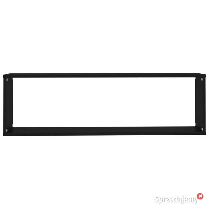 Półki ścienne kostki 2 czarne 100x15x30 WM807082 Warszawa sprzedam