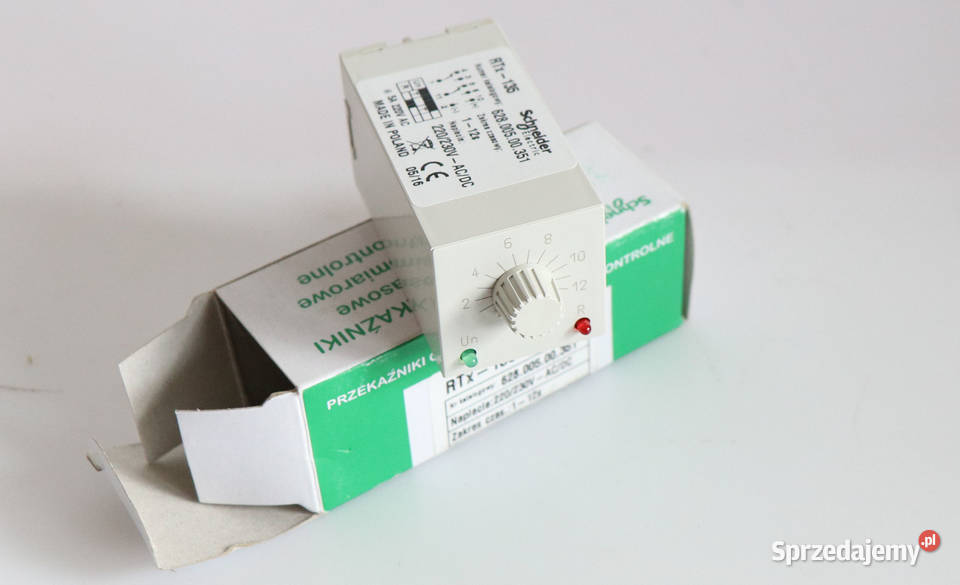 Przekaźnik czasowy RTx135 112sek 220230V ACDC 5A Produkcja Legnica