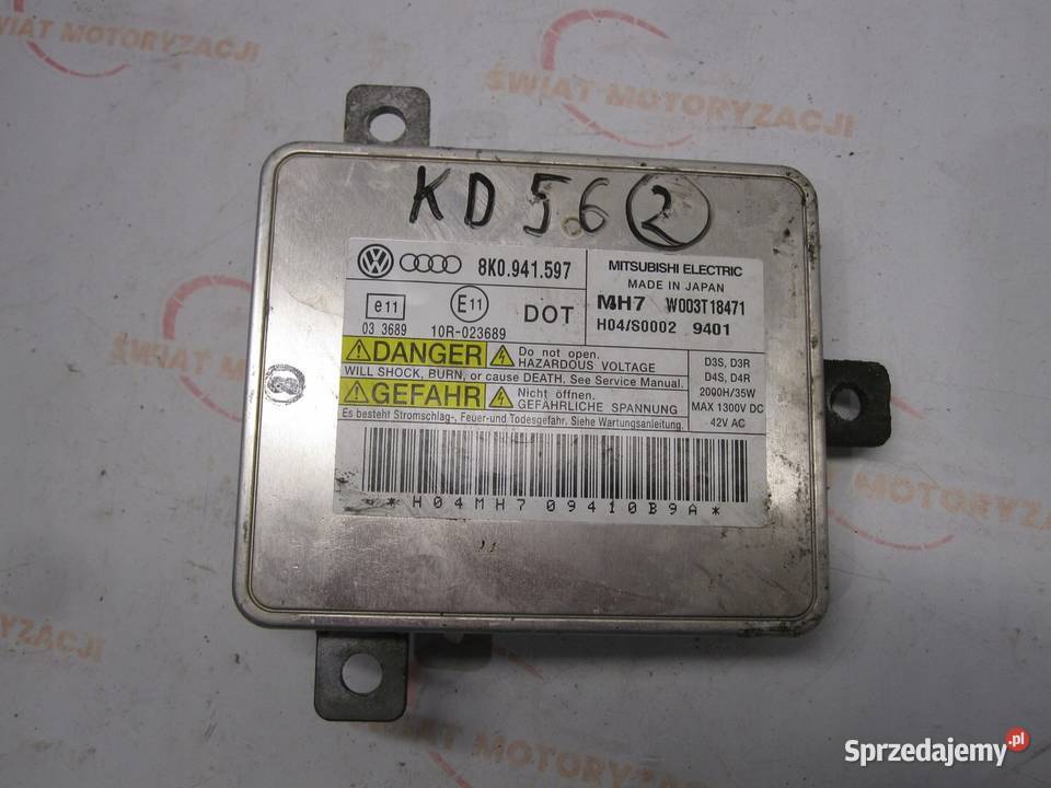AUDI A5 S5 8T przetwornica XENON 8K0941597 osobowe Kielce