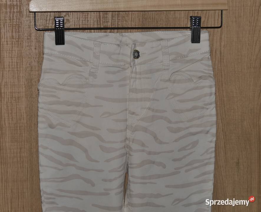 HM śliczne spodnie zebra nowe 122 Spodnie Wrocław