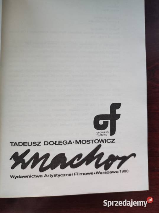 Znachor Tadeusz DołęgaMostowicz Książki i Podręczniki Kielce