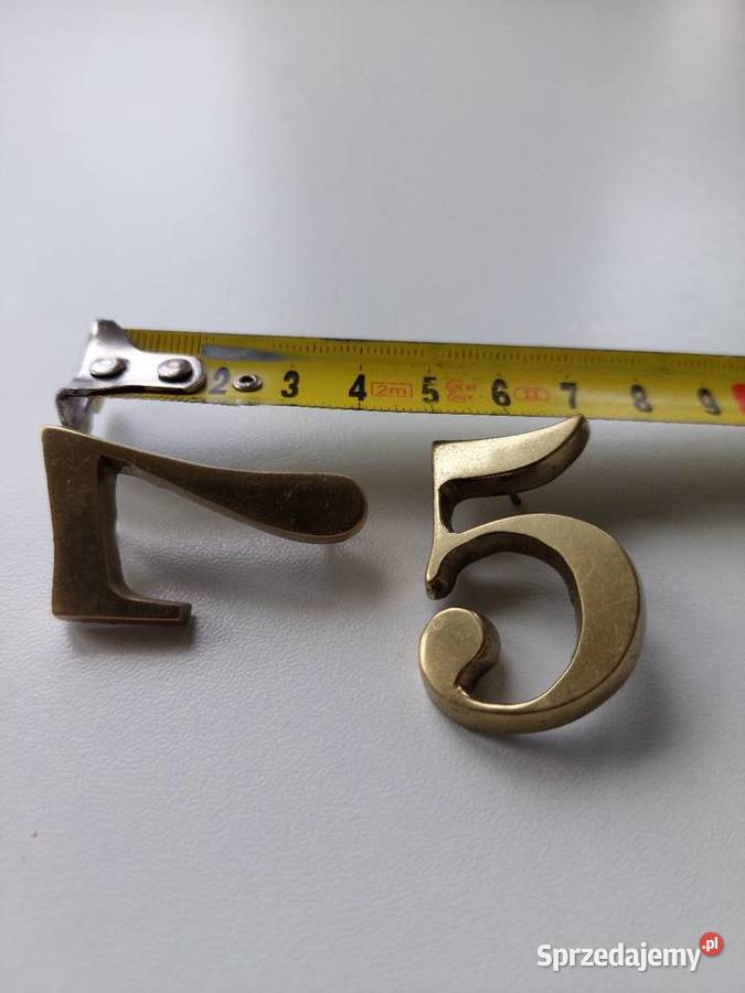 Cyfry mosiężne Mirosławiec