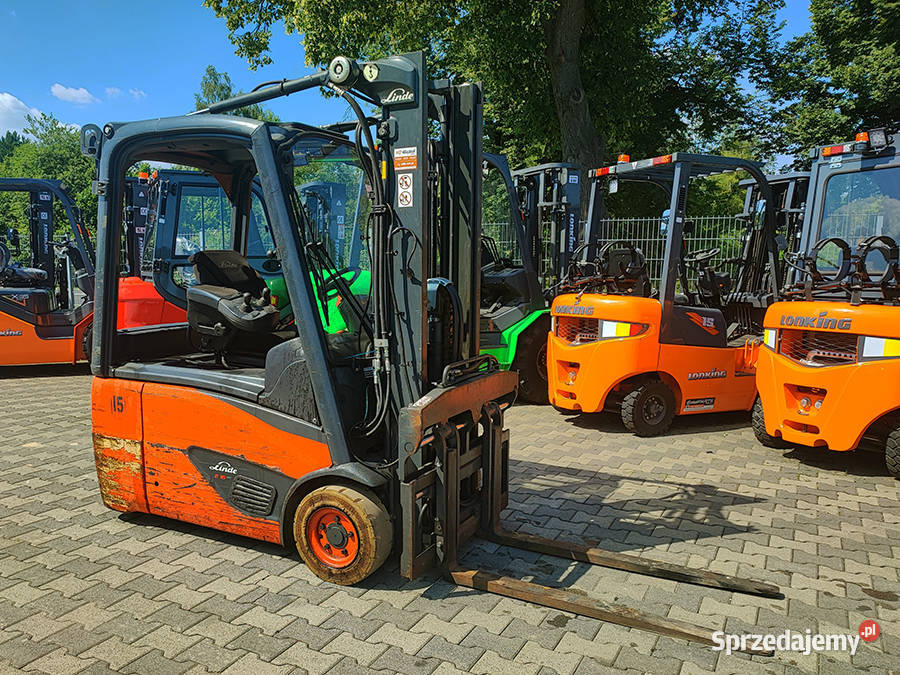 Wózek widłowy elektryczny Linde E1602 16 t hilo Wózki widłowe Motoryzacja Kęty