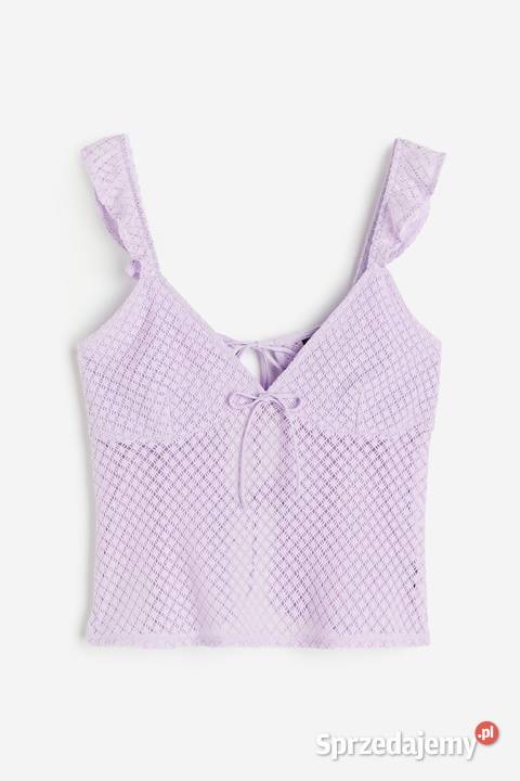 top bluzka koszulka Hm siatka siateczka xxs 32 H&M kujawsko-pomorskie Toruń