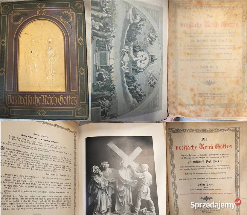 Biblia w języku niemieckim Das dreifache Reich mazowieckie Warszawa