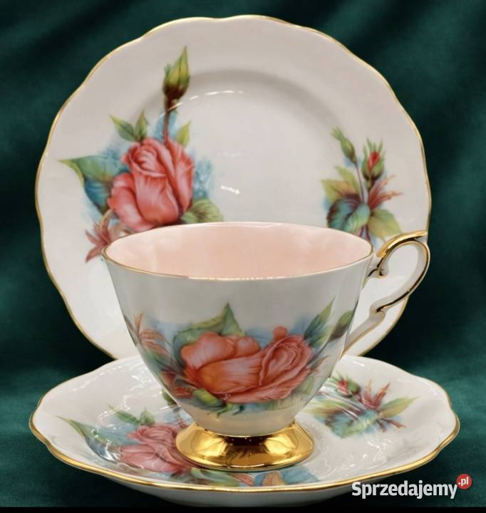 Angielska porcelana kostna ROSLYN Pabianice