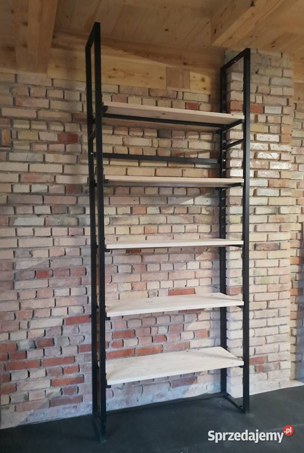 Regulowany regał loft industrial klejonka Gorlice